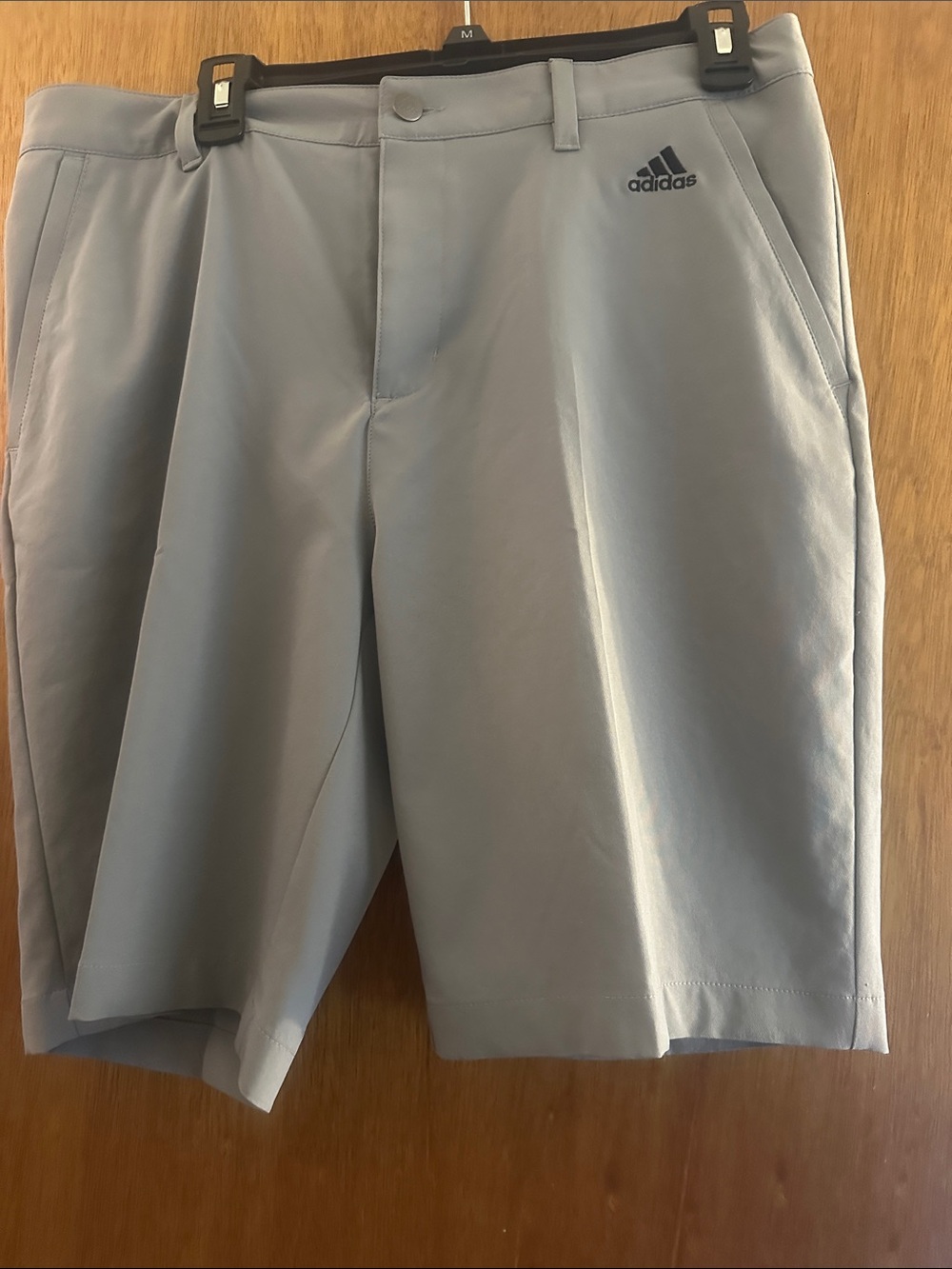 adidas Men’s Light Gray Athletic Golf Shorts